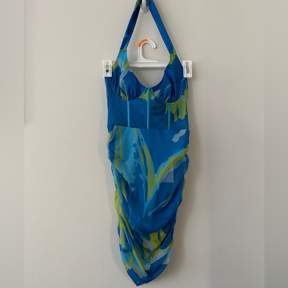 OH POLLY sheer vaca dress